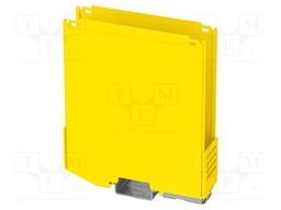 Enclosure base; with terminals; yellow; UL94V-0; ICS25; Y: 100mm