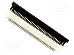 Connector; PIN: 50; ZIF FFC; 0.5mm; Type: bottom contacts