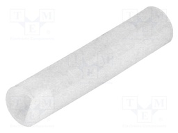 Spacer sleeve; LED; Øout: 4mm; ØLED: 3mm; L: 20mm; natural; UL94V-2
