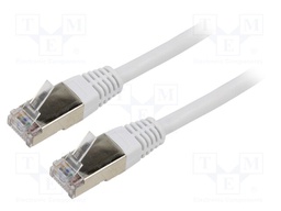 Patch cord; F/UTP; 6; stranded; CCA; PVC; grey; 30m; 26AWG; shielded