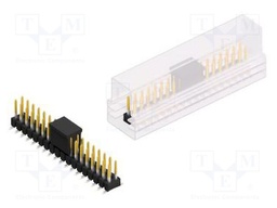 Connector: pin strips; pin header; male; PIN: 36; 2.54mm; SMT; 2x18