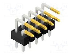 Connector: pin strips; pin header; male; PIN: 10; 2.54mm; THT; 2x5