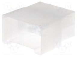 Terminals cover; male; for push-on 6.3mm connectors with lock