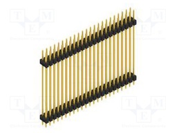 Connector: pin strips; pin header; male; PIN: 46; 2.54mm; THT; 2x23