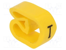 Markers for cables and wires; Label symbol: T; 8÷16mm; PVC; H: 6mm