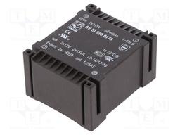 Transformer: encapsulated; 30VA; 115/115VAC; 12V; 12V; 1250mA; 550g
