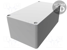Enclosure: multipurpose; X: 120mm; Y: 220mm; Z: 90mm; 1590ZGRP; grey