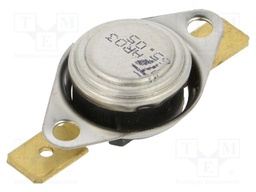 Sensor: thermostat; SPST-NC; 65°C; 16A; 250VAC; connectors 6,3mm