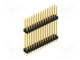 Connector: pin strips; pin header; male; PIN: 28; 2.54mm; THT; 2x14