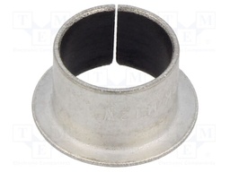 Bearing: sleeve bearing; with flange; Øout: 17mm; Øint: 15mm