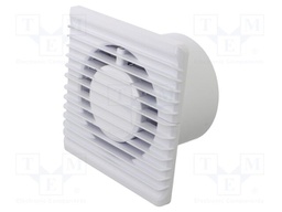 Fan: AC; axial; 230VAC; 93m3/h; 26dBA; slide; 2400rpm; 135x135x79mm