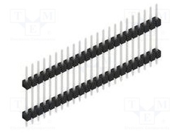 Connector: pin strips; pin header; male; PIN: 23; 2.54mm; THT; 1x23