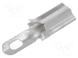 Socket for solder pin; soldering; for cable; silver plated