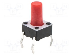 SWITCH, TACTILE SPST, 50mA, THROUGH HOLE