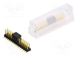 Connector: pin strips; pin header; male; PIN: 30; 2.54mm; SMT; 2x15
