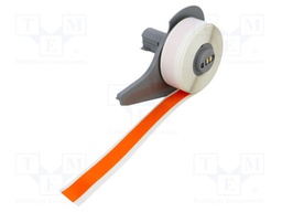 Tape; 12.7mm; 15.24m; orange; self-adhesive; -40÷82°C