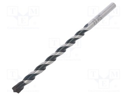 Drill bit; for concrete; Ø: 10mm,3/8"; L: 200mm; metal; blister