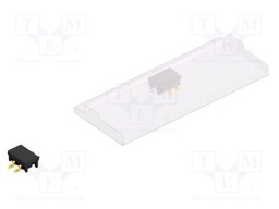 Connector: pin strips; pin header; male; PIN: 2; 2.54mm; SMT; 1x2