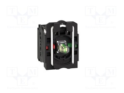 Contact and light block; 22mm; Harmony XB5; -25÷70°C; IP20