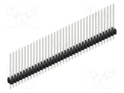 Connector: pin strips; pin header; male; PIN: 36; 1.27mm; THT; 1x36