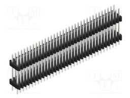 Connector: pin strips; pin header; male; PIN: 70; 1.27mm; THT; 2x35