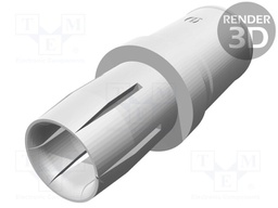 Contact; female; 70mm2; Han Modular; silver plated; crimped; 200A