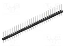 Connector: pin strips; pin header; male; PIN: 28; 2mm; THT; 1x28
