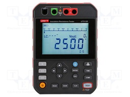 Meter: insulation resistance; LCD; VAC: 30÷750V; VDC: 30÷1000V