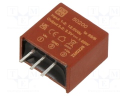 Converter: DC/DC; 1.65W; Uin: 6÷36VDC; Uout: 3.3VDC; Iout: 500mA; PCB