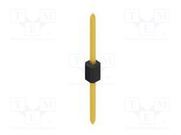 Connector: pin strips; pin header; male; PIN: 1; 1.27mm; THT; 1x1