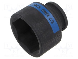 Wrench; 6-angles,hex socket,socket spanner,impact; 3/4"; short