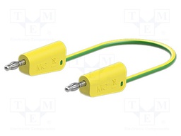 Test lead; 60VDC; 30VAC; 19A; 4mm banana plug-4mm banana plug