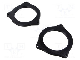 Spacer ring; 87mm; BMW; BMW 3 (E90/E91) 2005->2012; 2pcs; PETG