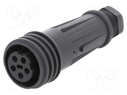 Connector: circular; plug; female; PIN: 5; EXPlora; Contacts: brass