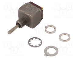 Switch: toggle; Pos: 3; DPDT; (ON)-OFF-(ON); 5A/125VAC; 5A/30VDC