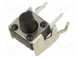 Microswitch TACT; SPST; Pos: 2; 0.1A/30VDC; THT; 1.57N; 5.85mm