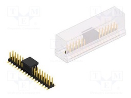 Connector: pin strips; pin header; male; PIN: 34; 2mm; SMT; 2x17