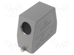 Enclosure: for HDC connectors; size D16B; for cable; for latch