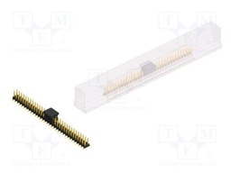 Connector: pin strips; pin header; male; PIN: 64; 2mm; SMT; 2x32