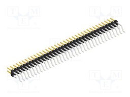 Connector: pin strips; pin header; male; PIN: 72; 2mm; SMT; 2x36