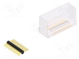 Connector: pin strips; pin header; male; PIN: 13; 1.27mm; SMT; 1x13
