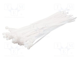Cable tie; L: 150mm; W: 2.5mm; natural; polyamide; 100pcs; UL94V-2