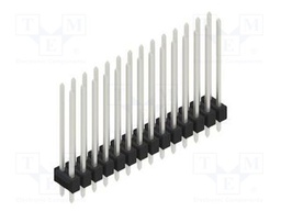 Connector: pin strips; pin header; male; PIN: 28; 2.54mm; THT; 2x14