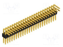 Connector: pin strips; pin header; male; PIN: 48; 1.27mm; THT; 2x24