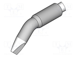 Tip; bent chisel; 3x1mm; longlife