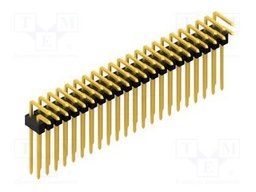 Connector: pin strips; pin header; male; PIN: 44; 2.54mm; THT; 2x22