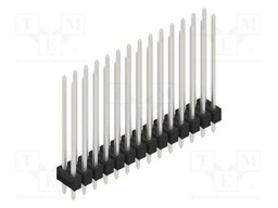 Connector: pin strips; pin header; male; PIN: 28; 2.54mm; THT; 2x14