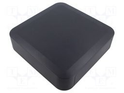 Enclosure: with panel; PF; X: 240mm; Y: 240mm; Z: 60mm; ABS; dark grey