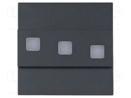 Wall mount; 12VDC; IP20; 1.2W; AS-225; warm white; 3000K; 100lm