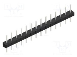 Connector: pin strips; pin header; male; PIN: 14; 2.54mm; THT; 1x14